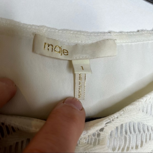 Maje | Lace Emblem Top Small - Picture 5 of 5